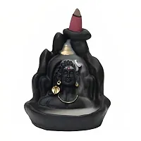 Haridwar Divine Adiyogi, Mahadev, Shiv Shankara Backflow Cone Incense Holder Decorative Showpiece  Smoke Backflow Scented Cone Incenses-thumb3