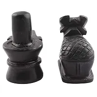 Haridwar Divine Black Marble Shiv ji   Nandi ji Idol Set for Pooja-thumb3