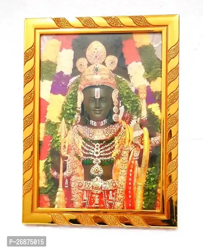 Haridwar Divine Ram Lalla idol/Photo Frame Religious Murti for Worship/Pooja  Showpiece for Home Decor., Ayodhya