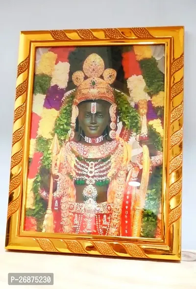 Haridwar Divine Ayodhya Shree  Ram Lalla Photo Frame  - For Home Decor and Puja Room
