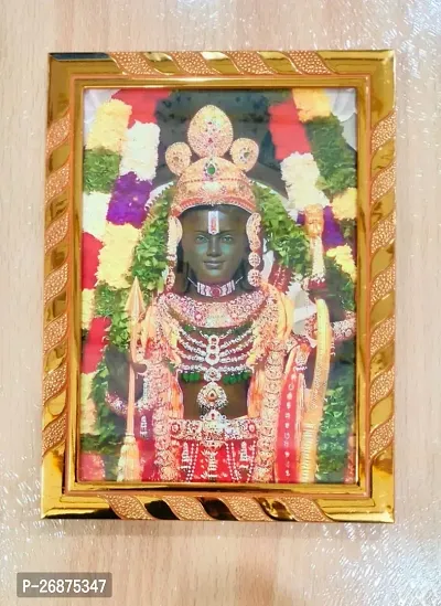 Haridwar Divine Lord  Shree Ram  Lalla Photo Frame Religious Murti for Worship/Pooja  Showpiece for Home Decor. Shri Ram Mandir Photo, Ayodhya wale, Gift item-thumb5