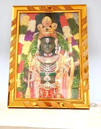 Haridwar Divine Lord  Shree Ram  Lalla Photo Frame Religious Murti for Worship/Pooja  Showpiece for Home Decor. Shri Ram Mandir Photo, Ayodhya wale, Gift item-thumb1