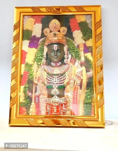 Haridwar Divine Lord  Shree Ram  Lalla Photo Frame Religious Murti for Worship/Pooja  Showpiece for Home Decor. Shri Ram Mandir Photo, Ayodhya wale, Gift item-thumb2