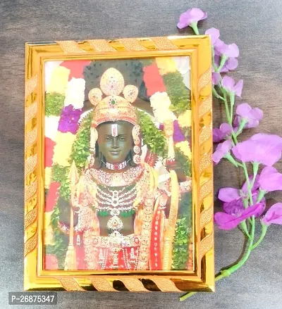 Haridwar Divine Lord  Shree Ram  Lalla Photo Frame Religious Murti for Worship/Pooja  Showpiece for Home Decor. Shri Ram Mandir Photo, Ayodhya wale, Gift item-thumb3
