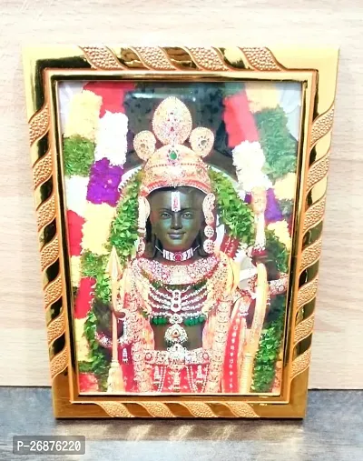 Haridwar Divine  Lord Ram idol/Photo Frame Religious Murti for Worship/Pooja Showpiece for Home Decor. Shri Ram  Lalla Photo Frame Mandir Photo, Ayodhya wale, Gift item