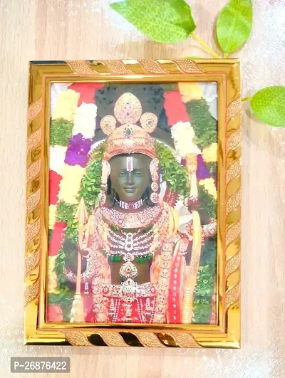 Haridwar Divine Shri Ram Lalla Idol Photo Frame| Ayodhya Ram Lalla  Photo  Frames For Wall Decor Hanging, Ayodhya Ram idol for Home Ram murti Photo Gifts  Pooja Room, Mandir, Home,