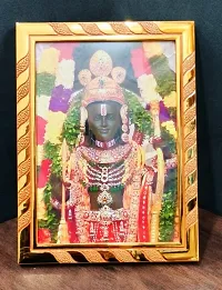 Haridwar Divine Ram Lalla Photo Frame Painting Wall Hanging home decor for Wall, Living/Bed Room,-thumb1
