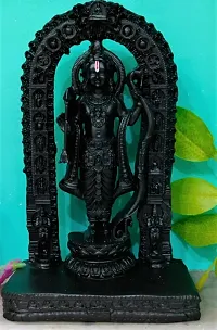 The Lord Ram Lalla Is Made Of Polyresin Material In Black   Colour .Lord Rama, The Seventh avatar of Lord Vishnu in Hinduism.-thumb1