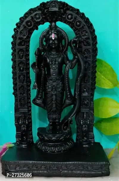 The Lord Ram Lalla Is Made Of Polyresin Material In Black   Colour .Lord Rama, The Seventh avatar of Lord Vishnu in Hinduism.-thumb2