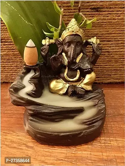 Water Fountain Lord Ganesh Suitable In Our Home And Free 10 Backflow Cone . With In Golden Colour.-thumb2