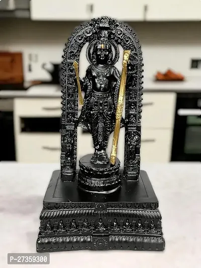 Ram Mandir Ayodhya Shree  Ram Lalla Statue Made With Polyresin Material.Decorate Living Room Home Tample-thumb0