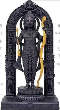 Polyresin Made Ram Lalla Statue In Black Colour. Ram Lalla Comes To Positive Energy .-thumb1