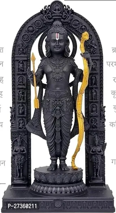 Polyresin Made Ram Lalla Statue In Black Colour. Ram Lalla Comes To Positive Energy .-thumb2