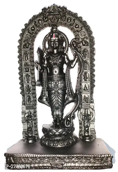 Lord Ram  Lalla Statue Ram Mandir Ayodhya    Made With Polyresin Material  In Black To The Ram Statue Is Best Gifts To Gives Relatives And Others.-thumb0