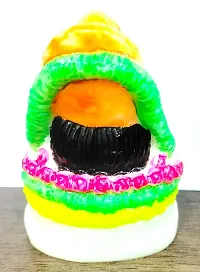 Idol Khatu Shyam Baba Ji Idol Statue for Pooja Room Home Office Khatu Shyam Murti With In Multicolour-thumb1