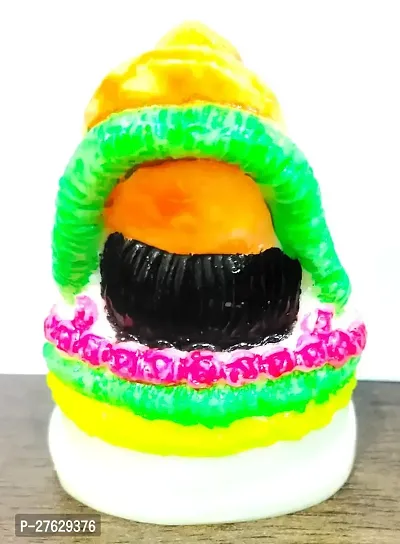 Idol Khatu Shyam Baba Ji Idol Statue for Pooja Room Home Office Khatu Shyam Murti With In Multicolour-thumb2