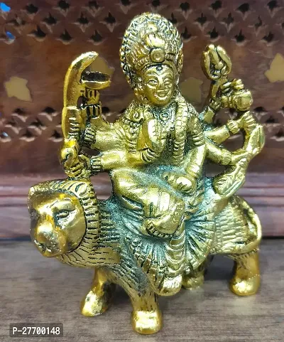 Maa Durga Statue The Idol Mata Durga Worship In Home Tample Decor Living Room And Showpiece And Gifting Also.-thumb0