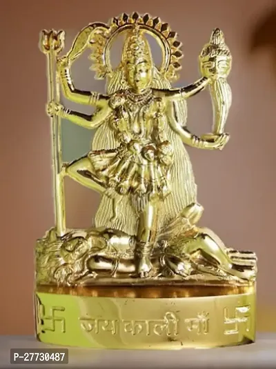 Goddess Maa Kali Statue Murti with Shiva Idol Religious Temple Puja Sculpture Maa Kali Mata Statue Home Decor And Showpiece Car Dashboard Office Desk Also