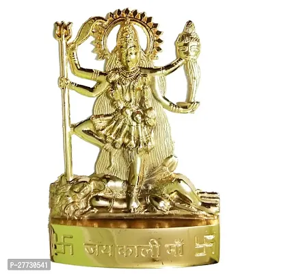 Metal Kali Mata Flate Kali Mata Rani Hindu Religinous Kali Mata Worship In Tample Home Tample  Home Decor Car Dashboard And Gifting Also