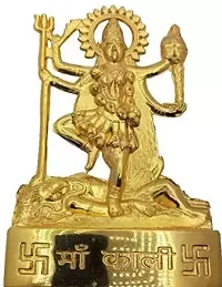 Flate Kali Maa Goddess Kali Statue God Kali Mata Rani Maa Kalka ji Idol Spiritual Puja Vastu Showpiece Figurine-Pooja Gift Item Decorative-thumb1