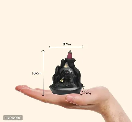 Haridwar Divine Adiyogi Shiva Smoke Fountain With 100 Backflow Cones-thumb2