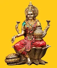 HARIDWAR DIVINE Laxmi Mata Marble Statue Idol / Pooja For Temple / Home Temple / Diwali Pooja  / Laxmi Ganesh Pooja / Maha Laxmi pooja-thumb1