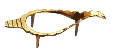 Brass Golden Color shankh Stand-thumb2