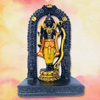 Religious Polyresin Ayodhya Ram Lalla Religious Statue (7 Inch)-thumb1