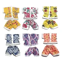 Stylish Laddu Gopal Cotton Summer Dress Pack of 6 Assorted Size 1-thumb2