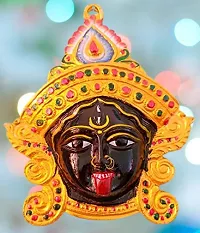 HARIDWAR DIVINE Kaali Ma Wall Hanging -  for Home  | Kali Maa Kali Mata Face Wall Hanging Idol Statue Sculpture-thumb2