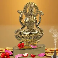 HARIDWAR DIVINE Lakshmi murti Idol Set for Puja Home Decoration Car, Idols Mata Laxmi Statue Car Dashboard Desktop Decor-thumb1