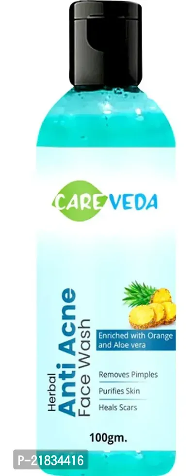 Care Veda Herbal Anti Acne FACE WASH PACK OF 1