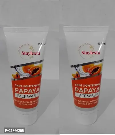 Staylesta PAPAYA FACE WASH PACK OF 2