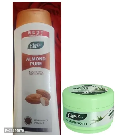 Ehvee Almond Pure  Ehvee Aloe Smooth Pack of 2