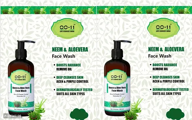 OO-11 Neem  Aloevera Face Wash pack of 2