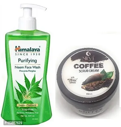 Purifying Neem Face Wash -1  Silvi Coffee Scrub Cream-1 P2-thumb0