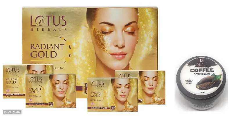 Louts Radiant Gold Facial KIt -1  Silvi Coffee Scrub Cream -1 P2