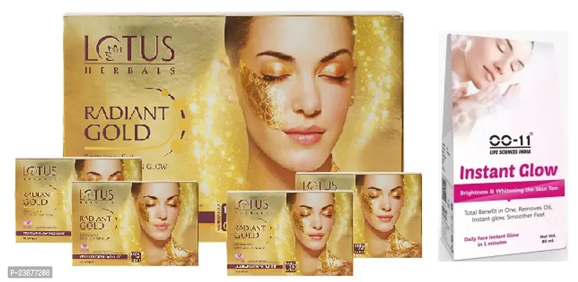 Louts Radiant Gold Facial KIT -1   OO-11 INSTANT GLOW CREAM-1 P2