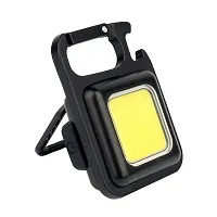 Multifunction Keychain Rechargeable Led Light with Bottle Opener, Magnetic Base 6 hrs Lantern Emergency Light-thumb2