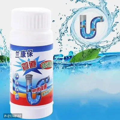 DRAIN CLEANER-Powerful Drain Blockage Cleaner Sink and Pipe Block Remover Instant Action Liquid Drain Opener-thumb0