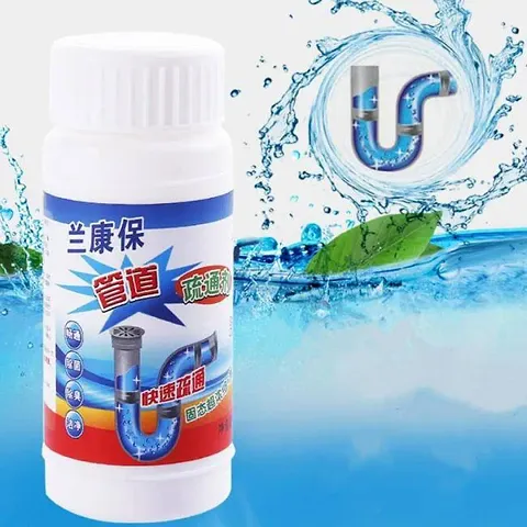 DRAIN CLEANER-Powerful Drain Blockage Cleaner Sink and Pipe Block Remover Instant Action Liquid Drain Opener