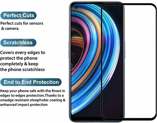 realme 8 edge to edge tempered glass