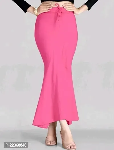 Buy Stylish Pink Lycra Solid Saree Shapewear Petticoat For Women Online In  India At Discounted Prices