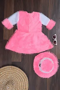 Baby Girl Fancy Frocks With Hat | Cute frocks For Baby | Trendynbsp;Girlsnbsp;Frocknbsp;|nbsp;Stylishnbsp;Frocknbsp;|-thumb1