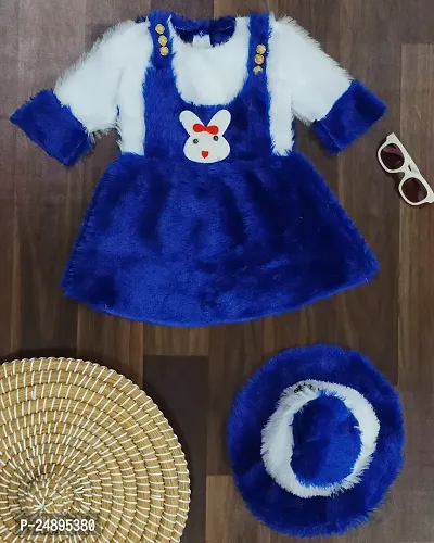 Baby Girl Fancy Frocks With Hat | Cute frocks For Baby | Trendynbsp;Girlsnbsp;Frocknbsp;|nbsp;Stylishnbsp;Frocknbsp;|-thumb0