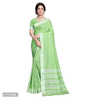 THIS IS VASTRA FACTORY STORE GREEN NEW LINEN SAREE