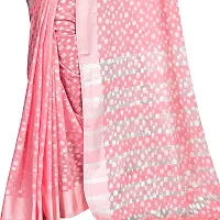 BANARASI LINEN SAREE COMES WITH LINEN SILVER BUTTA DESIGN-thumb4