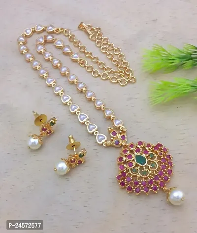 Gold Plated Jewellery Set-thumb0