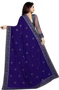 Stylish Georgette Saree With Blouse Piece For Women-thumb1