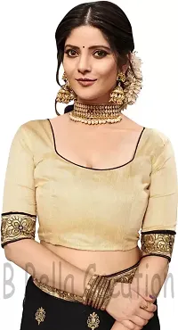 Stylish Georgette Saree With Blouse Piece For Women-thumb2